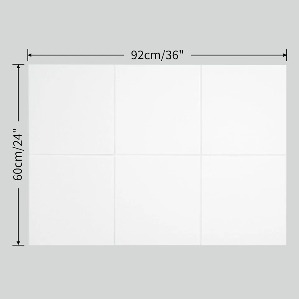 Large Cork Board for Wall 6 Pack, Bulletin Board 36" X 24", Felt Board Wall Tile - Image 2 of 4