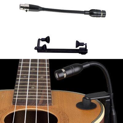 Leicht Mikrofonclip-Set Schwarz Violine Fiddle Clip Wireless System Bequem
