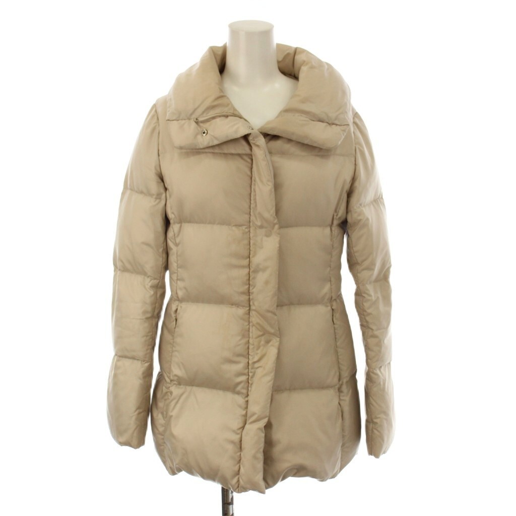 Strawberry-Fields Down Jacket M Beige Women's Puf… - image 1