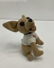Taco Bell Chihuahua Plush Toy Brown Dog Wearing White — photo 2