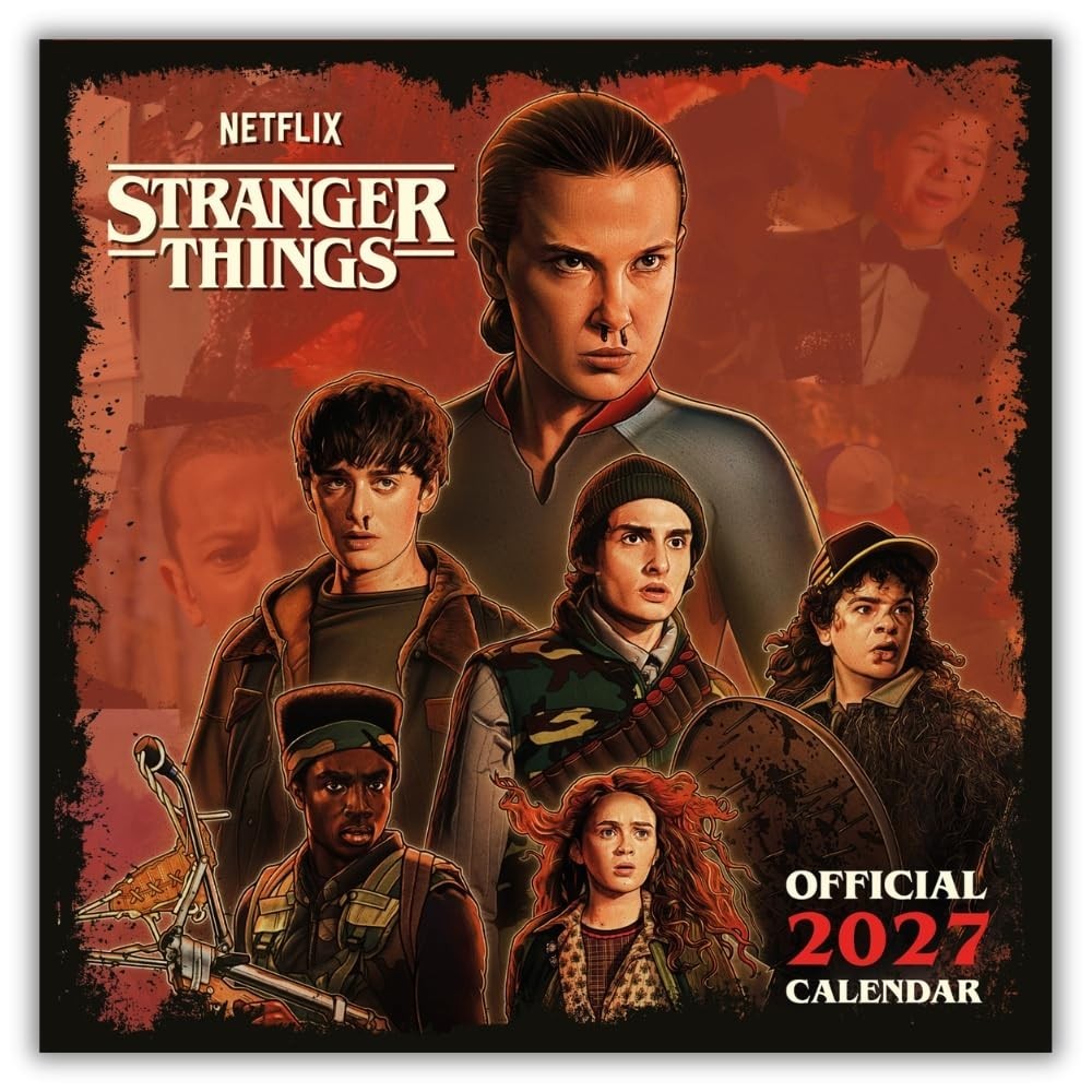 Stranger Things Square Calendar 2027 Birthday, Xmas Gift Official Product - Image 3