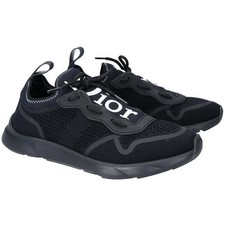 Men's Christian Dior B21 Neo Black Technical Knit Sneakers 3SN243YJC EU 42 UK 8