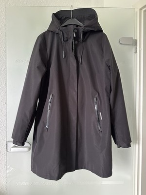Khujo IZAF dünner Parka GR. XXL 44 Schwarz Neuwertig