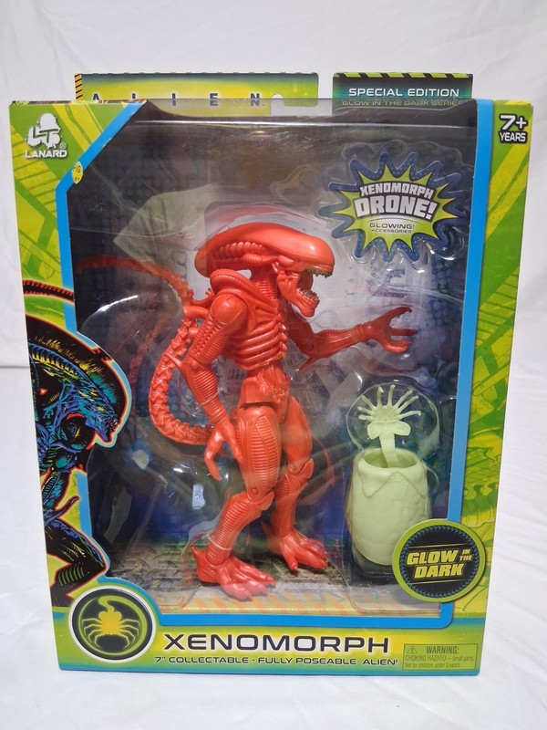 Lanard Aliens Xenomorph Drone Special Edition Glow-in-the-Dark 7" Figure