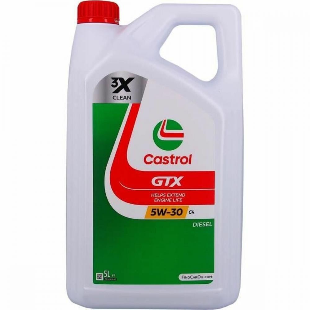 4055218 Castrol Olio di motore Castrol GTX Diesel 5W30 C4 5 L