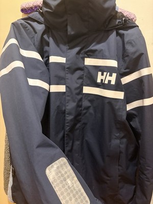 Helly Hansen Size Small Mens Helly Tech Waterproof Rain Jacket 