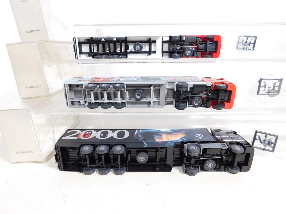 3X Wiking H0 1:87 LKW MB Truck-Grand-Prix: '98+2000+2001 Mint+Box #CZ105-0,5 - Immagine 3 di 4