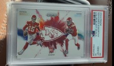 2024 Panini Prizm Color Blast Duals Mahomes Xavier Worthy RC PSA 10