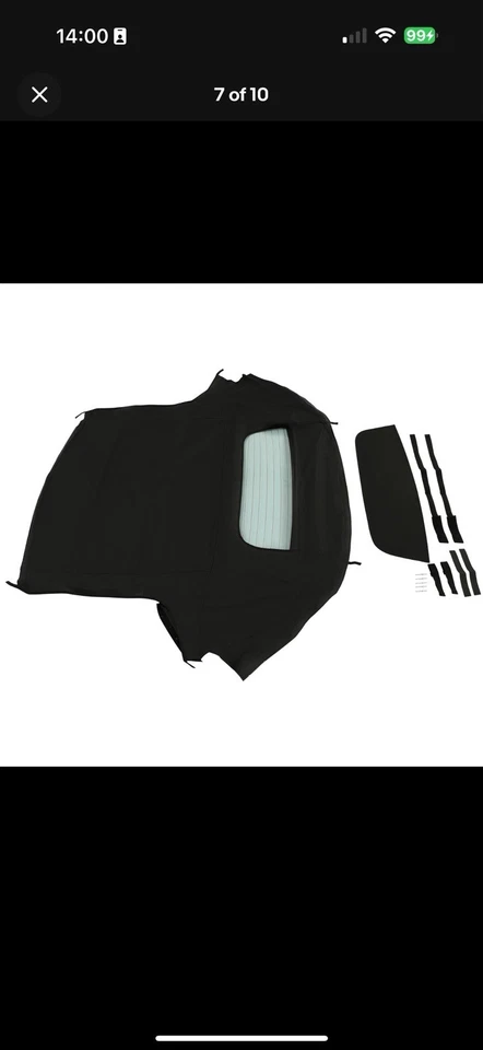 Cubierta blanda para coche Honda S2000 personalizada para todo tipo de clima protección UV todo el año Foto 4 de 4