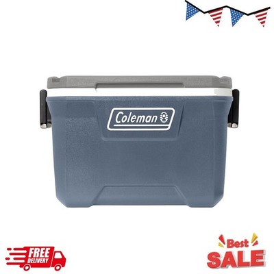 Coleman 52 qt Hard Sized Cooler / Ice Chest, 316 Series, Lakeside Blue