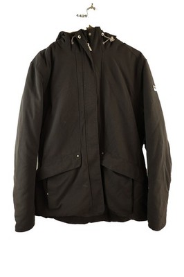 HELLY HANSEN Parka Jacke schwarz Größe XL Damen Kapuze Freizeit Outdoor 024429+