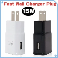 Universal USB Fast Wall Charger Plug Power Charging Adaptor compatible w/Samsung