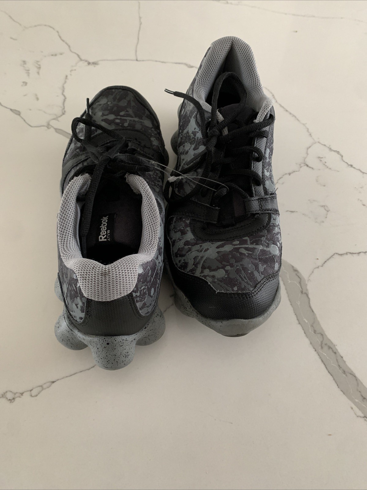 Men’s US 7 REEBOK ATV 19 Gray Black  All Terrain Running Shoes Drip Splatter thumbnail 13