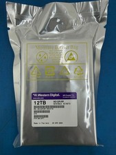 WD Purple Pro 12TB Surveillance Hard Drive WD122PURP SATA 6Gb/s 3.5" NEW SEALED