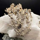 NATIVE SILVER, CALCITE- Bouismas Mine, Zagora Province - MOROCCO BB76
