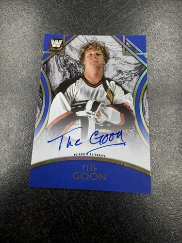 The Goon 2018 Topps WWE Legends Autograph Card Auto WWF Rare Blue 5/25