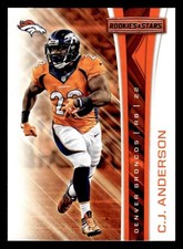 2017 Panini Rookies & Stars #146 C.J. Anderson Card Denver Broncos