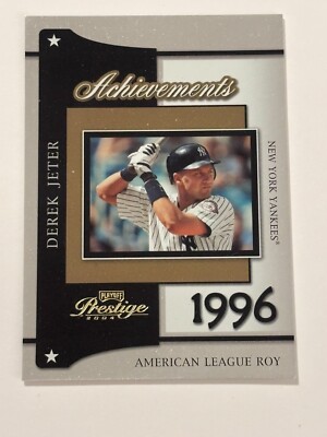 2004 Donruss Playoff Prestige Achievement Insert Derek Jeter #A-7