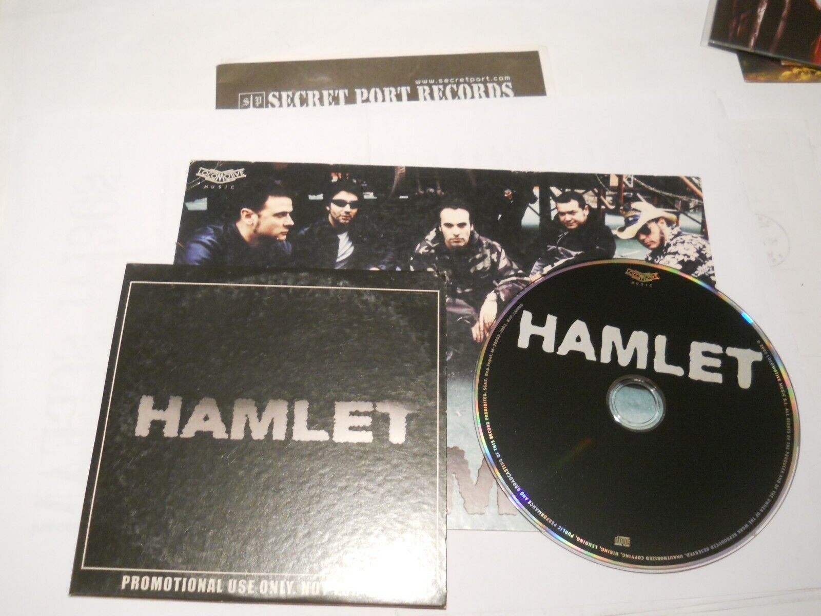 HAMLET-s/t 2002 sealed PROMO CD +PHOTO.tool,soulfly,metallica,static-X,sepultura