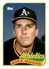 1989 Topps Traded #82T Mike Moore Baseball Card