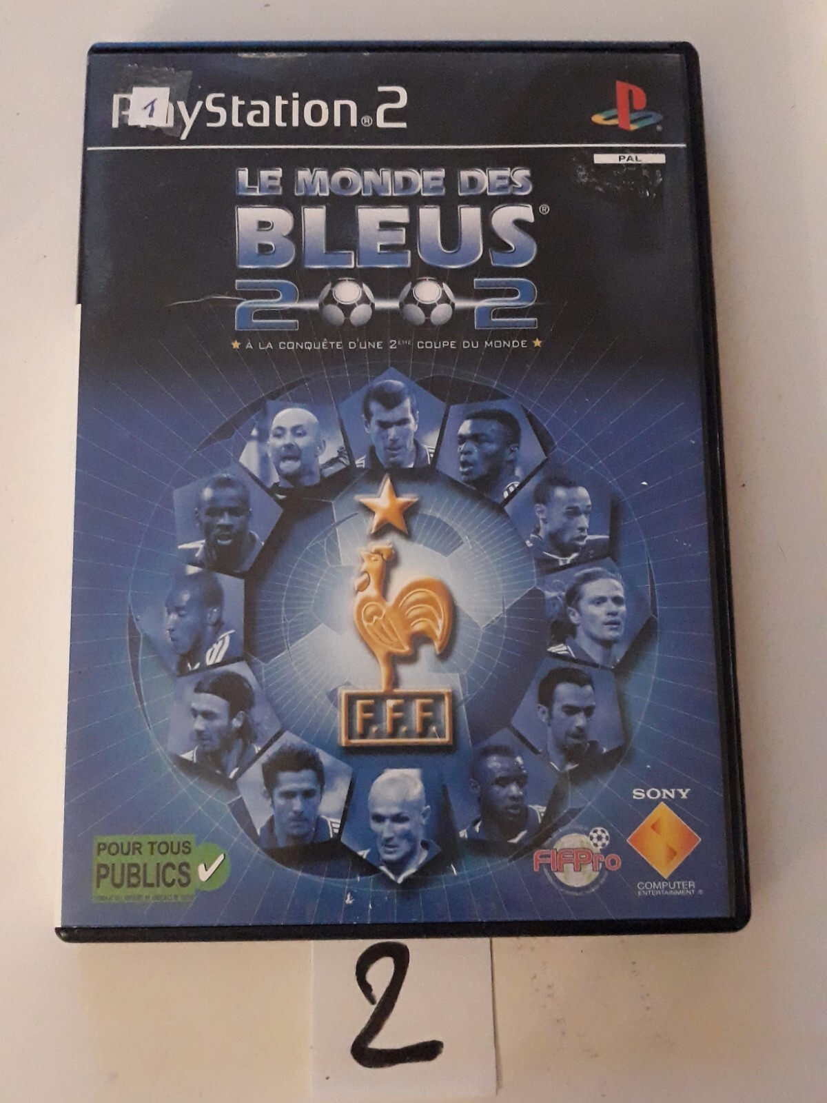 Le Monde des Bleus 2002 - complet sur Playstation 2 PS2 - FR