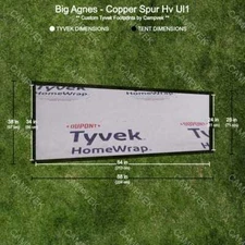 Tyvek Footprint for the Big Agnes Copper Spur Hv Ul1 Tent