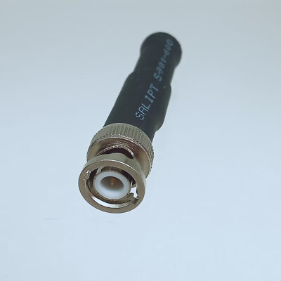DIY Adapter 6.35mm 1/4'' TS mono jack to BNC plug for HD-SDI Phone AV audio video