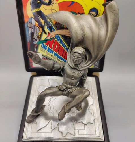 Statua Batman: Robin The Boy Wonder Solid Fine Peltro Originale DC Comic 1984