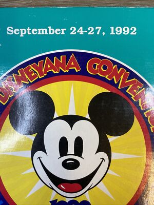 1st Disneyana Convention 1992 PLATE Lmtd Ed 300 Walt Disney
