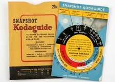 Kodak Snapshot Kodaguide - Pocket Exposure Calculator - Vintage