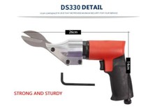 DS310 Nożyczki pneumatyczne z prostym trzpieniem odpowiednie do cięcia siatki diamentowej