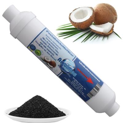 Wasserfilter Aktivkohle Inline-Kartusche Vitaflow Postaktivkohlefilter 10 Zoll