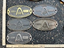 Waggonschild Siegen 1Stk. 1964 oder 65 oder 66 oder 68 oder 71 Portofrei