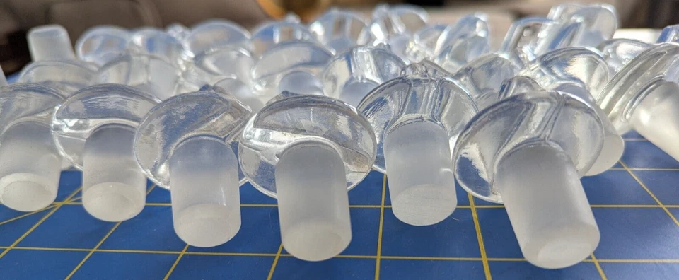 Lot (5) of Pyrex glass stoppers, size #19, Solid Dialhead, No.7661-19 - Image 4 of 4