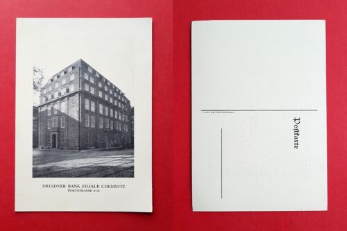 AK CHEMNITZ um 1935 Dresdner Bank Filiale Poststrasse 8/10 ( 39775