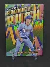 2024 Topps Chrome Justin Foscue RC All-Etch Rookie #CAERU-14 Texas Rangers