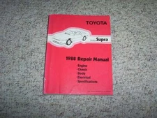 1988 Toyota Supra Hatchback Shop Service Repair Manual Turbo A 3.0L
