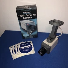 Fake Home Security Dummy Video Camera+Window Sticker Decals Warning Surveillance