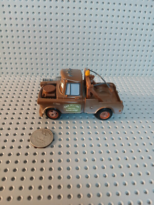 Disney Pixar Cars Mater Diecast TALKING SOUNDS  Vehicle Tow Truck 4''