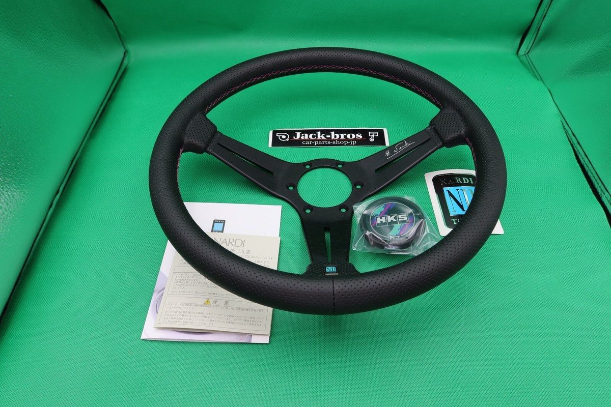 HKS STEERING WHEEL NARDI SPORTS 340MM DEEP DISH 2025 51007