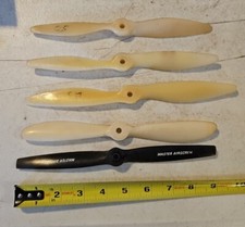Lot Of 5 RC Plane Propellers NYLON Used 9-10"