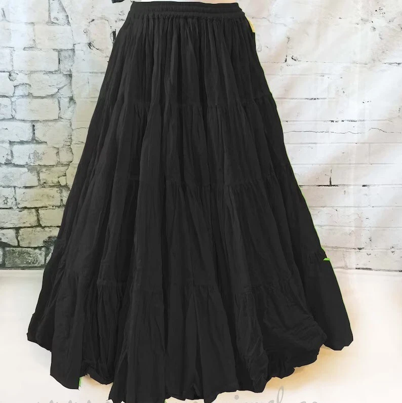 Long frill skirt dress cheap