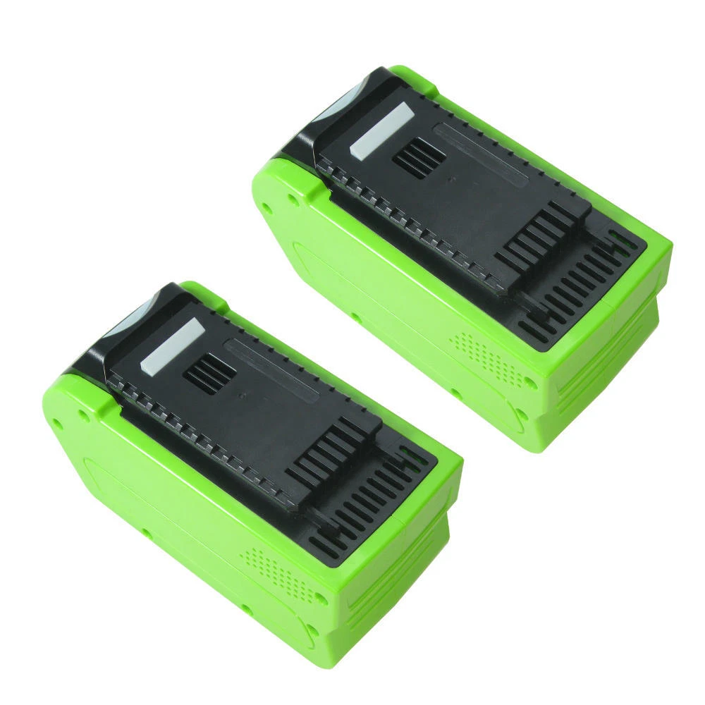 2x Li-ion Akku 40V 5000mAh passend zu Greenworks 21242 21302 22342 