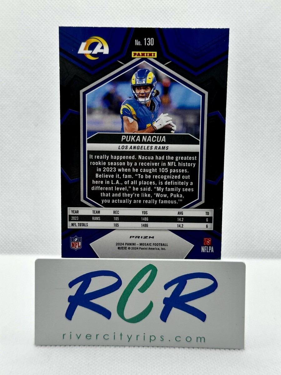 2024 Mosaic - Green Mosaic Prizm #130 - Puka Nacua - Rams 🐏 | eBay
