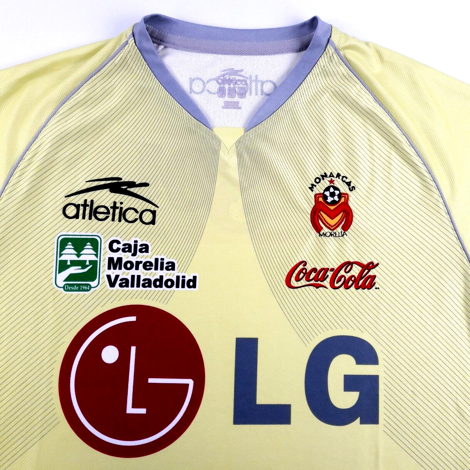 Monarcas Morelia Football Shirt Atletica Medium Away Kit Camiseta 2007 2008 B41