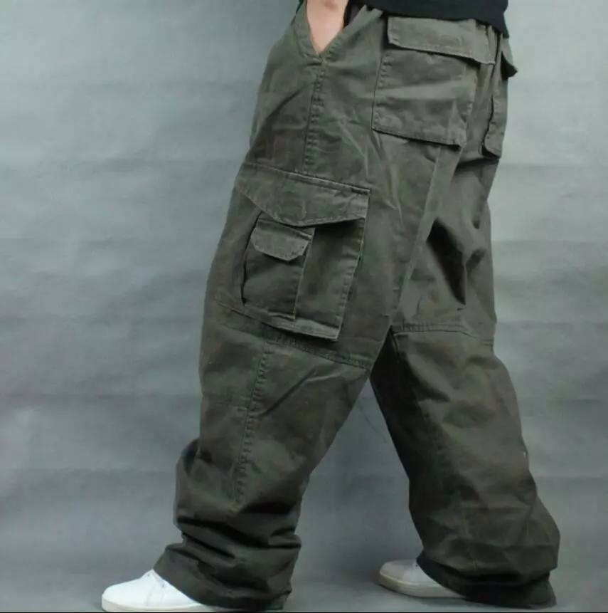 Baggy army green pants 2025