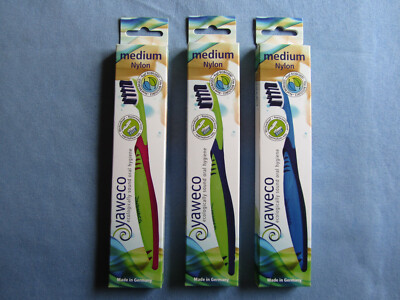 Natur Wechselkopf Zahnbrste Zahnbrsten Mittel Medium von Yaweco ko dent  A+ | eBay.de