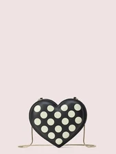 🖤 kate spade 3d bikini dot heart crossbody NWT clutch shoulder bag
