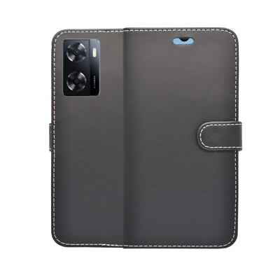 MOJIA Cover Oppo A77 5G Con Portafoglio E Supporto – Custodia In PU Con Slot Per Carte, Protettiva E Antigraffio (Blu)