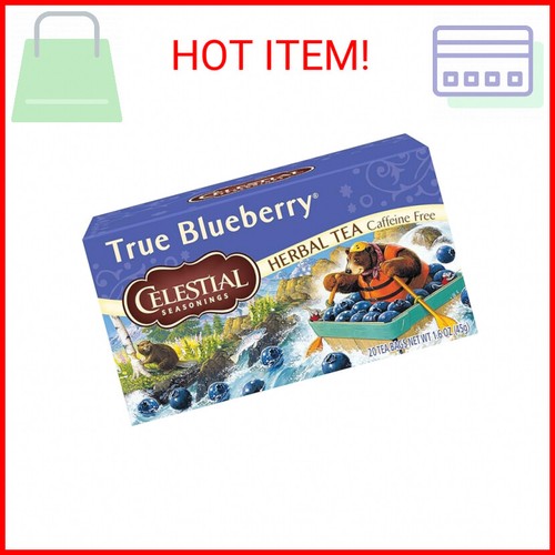Celestial Seasonings Herbal Tea, True Blueberry, 20 Count eBay